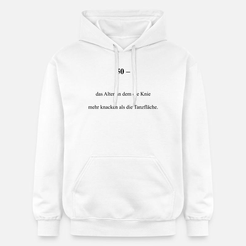 50 ans - Sweat à capuche Softstyle® Gildan Unisexe - blanc
