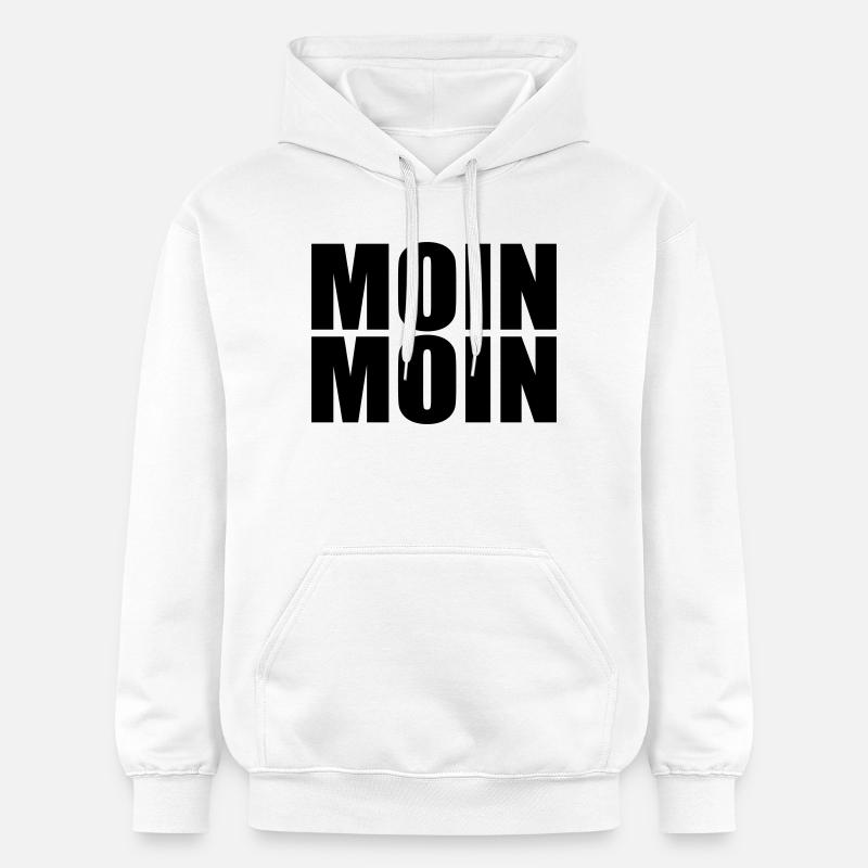 Moin Moin - Sweat à capuche Softstyle® Gildan Unisexe - blanc