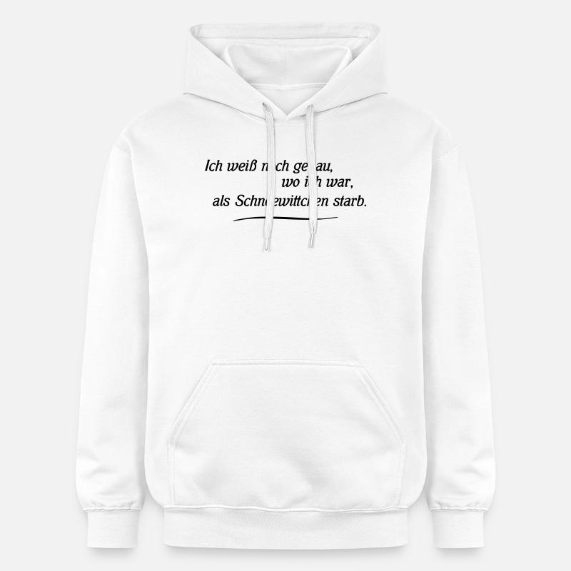 Schneewittchen - Gildan Unisex Softstyle® Midweight Hoodie - Weiß