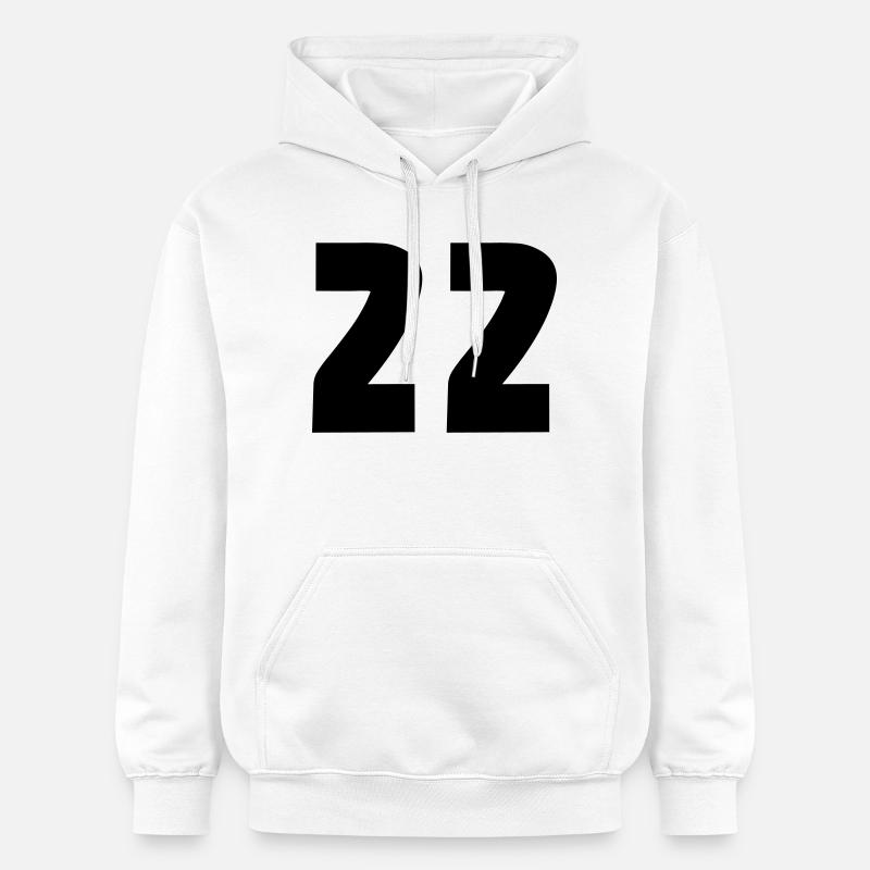 22 - Sweat à capuche Softstyle® Gildan Unisexe - blanc
