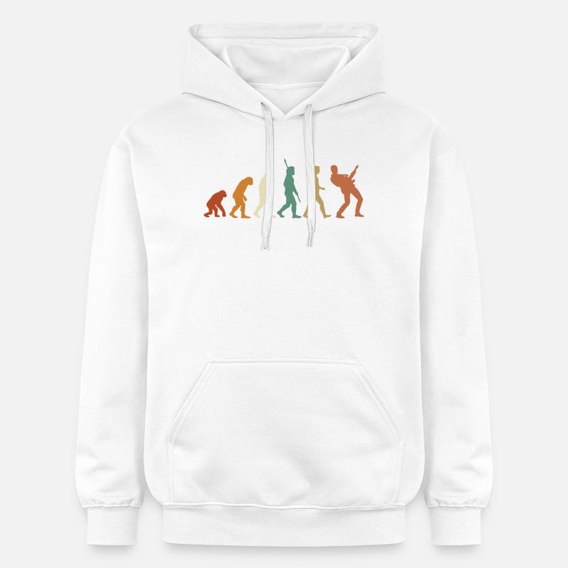 Evolution Music Rock Basse Guitare - Sweat à capuche Softstyle® Gildan Unisexe - blanc