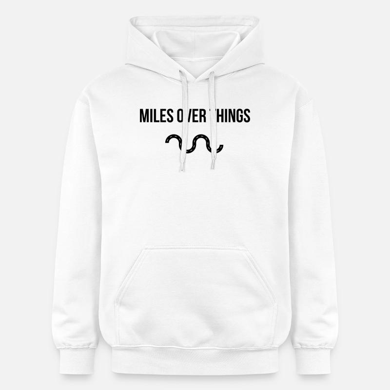 Miles Over Things – Chemise d’aventure - Sweat à capuche Softstyle® Gildan Unisexe - blanc
