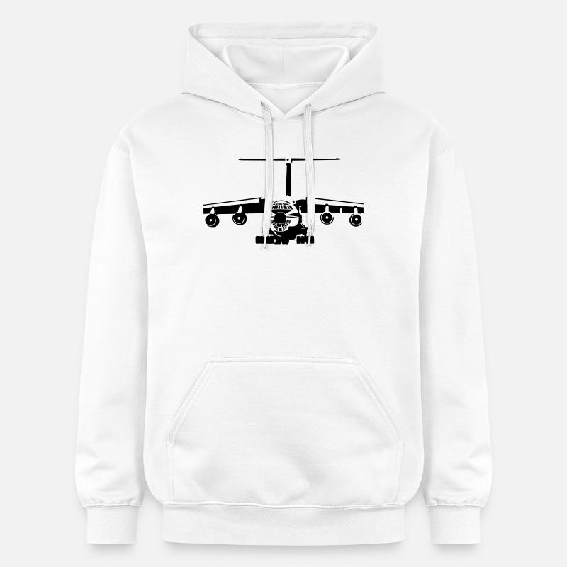 L’IL-76 - Sweat à capuche Softstyle® Gildan Unisexe - blanc