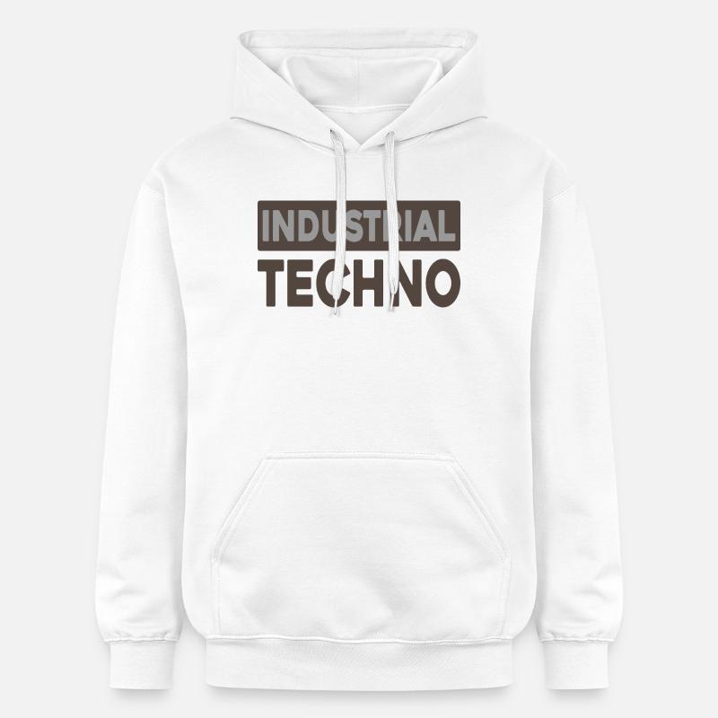 Technographie industrielle - Sweat à capuche Softstyle® Gildan Unisexe - blanc