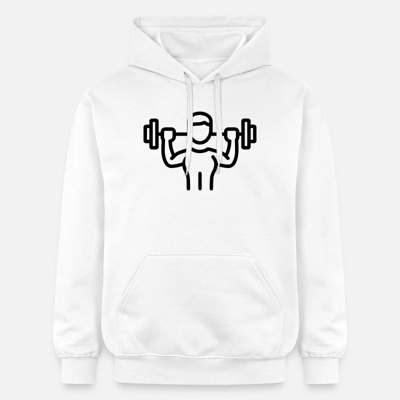 musculation - Sweat à capuche Softstyle® Gildan Unisexe - blanc