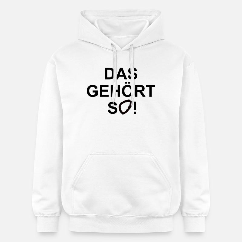 C’est comme ça que ça devrait être - Sweat à capuche Softstyle® Gildan Unisexe - blanc