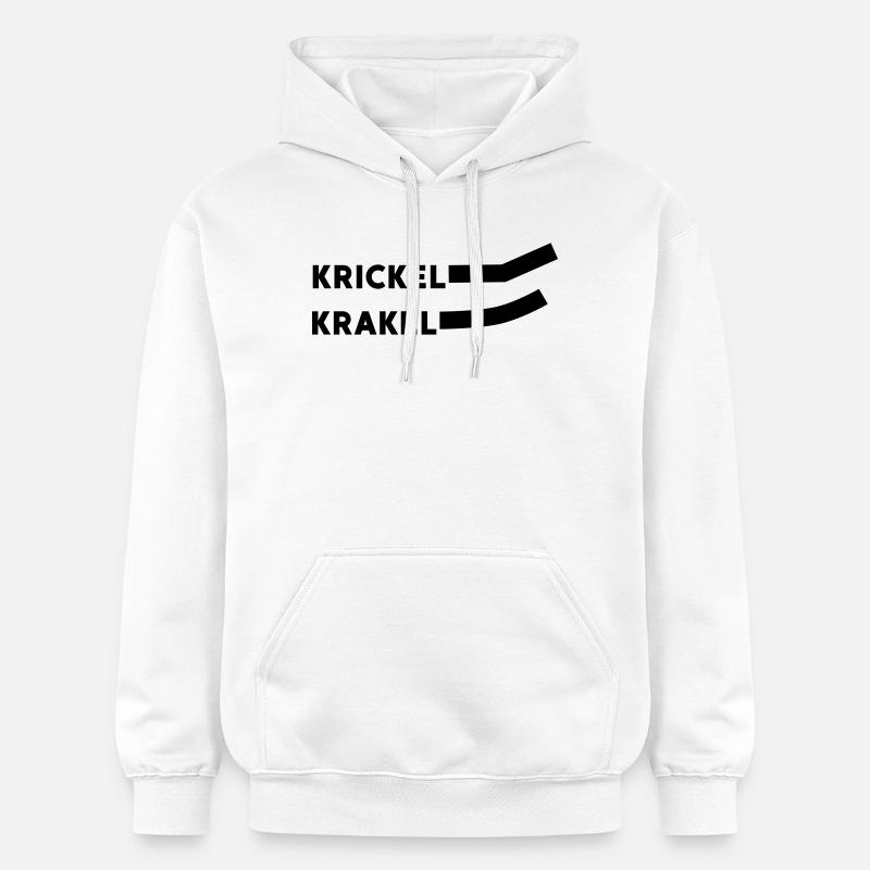 Krickle Scribble - Sweat à capuche Softstyle® Gildan Unisexe - blanc