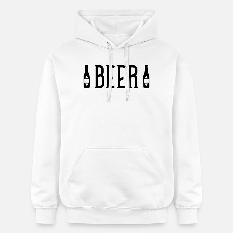 Bouteille de bière - Sweat à capuche Softstyle® Gildan Unisexe - blanc