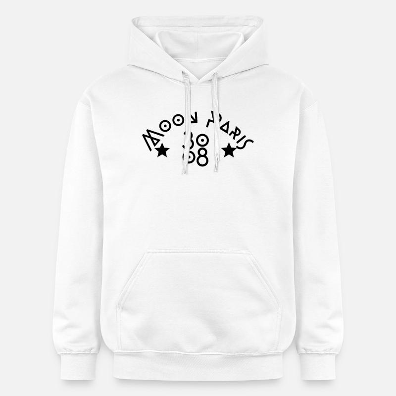 Design simple et épuré pour un style unique et fun - Sweat à capuche Softstyle® Gildan Unisexe - blanc