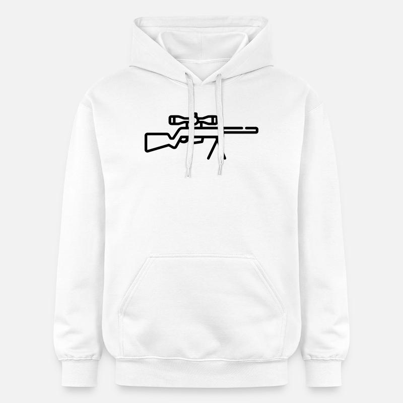 Sniper - Sweat à capuche Softstyle® Gildan Unisexe - blanc