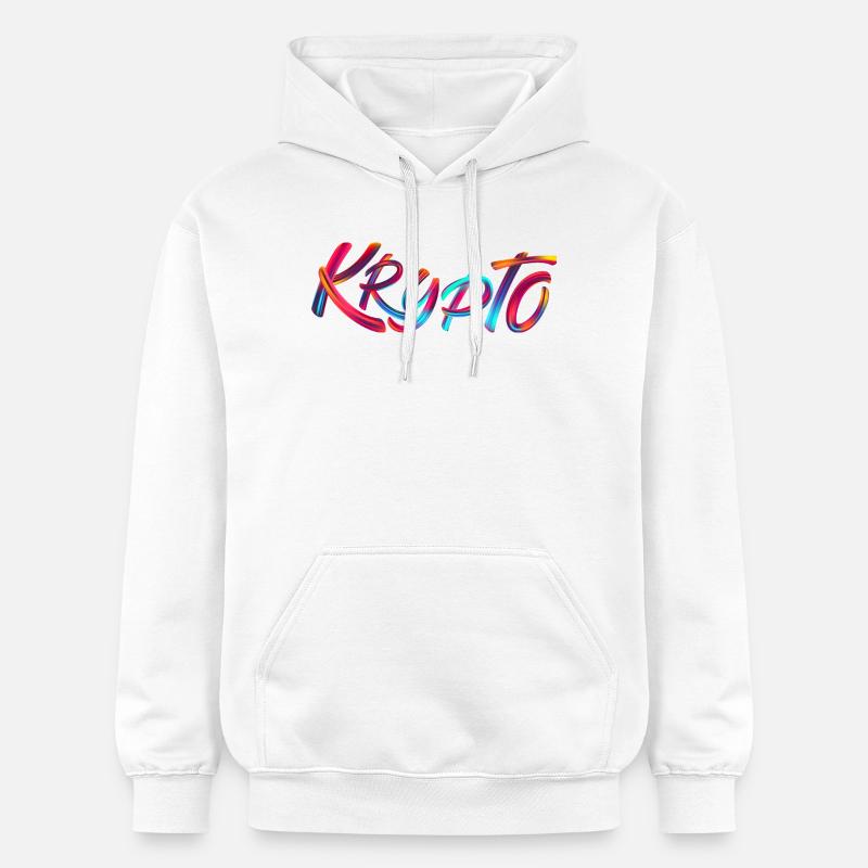 Krypto / Crypto - Sweat à capuche Softstyle® Gildan Unisexe - blanc