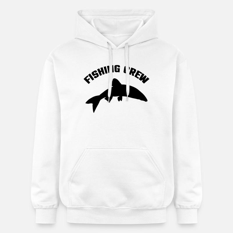 Équipage de pêche - Sweat à capuche Softstyle® Gildan Unisexe - blanc