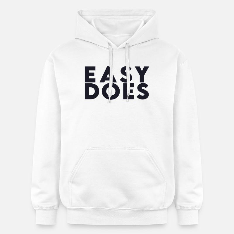 Easy Does - Sweat à capuche Softstyle® Gildan Unisexe - blanc