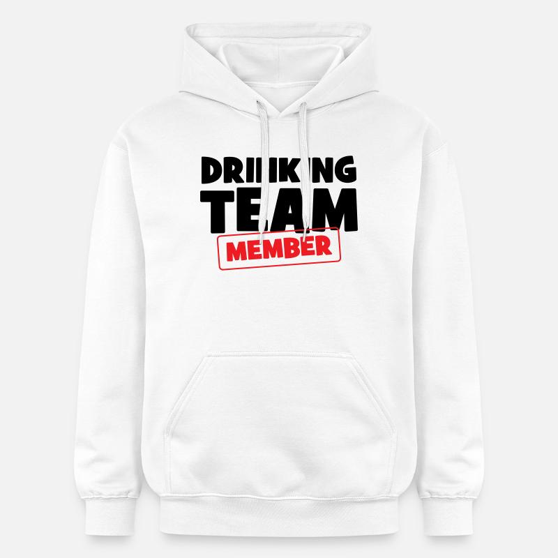 Drinking Team Member / Alcool - Sweat à capuche Softstyle® Gildan Unisexe - blanc