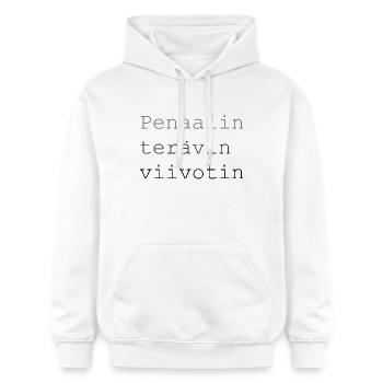 Schärfste - Gildan Unisex Softstyle® Midweight Hoodie - Weiß - Vorne - Liana (172cm) & Jaron (178cm)