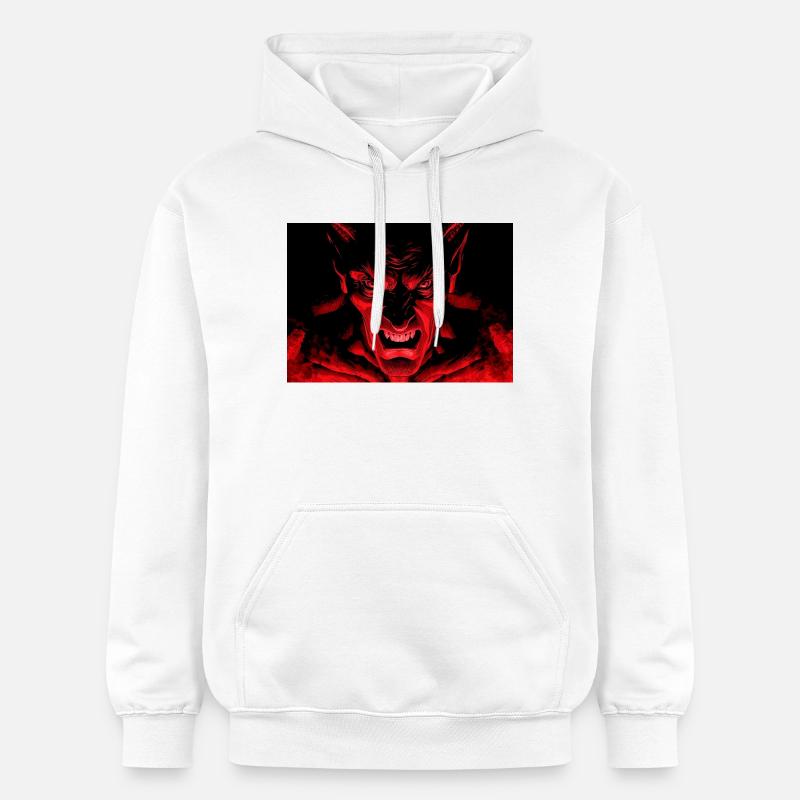 Le Diable - Sweat à capuche Softstyle® Gildan Unisexe - blanc