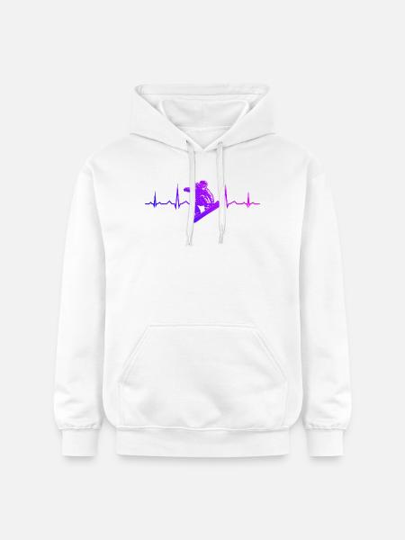 Snowboard vibes for snowboard - Gildan Unisex Softstyle® Midweight Hoodie - white