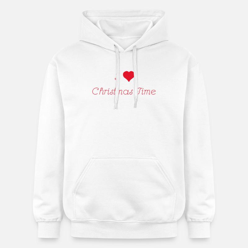 amour de Noël - Sweat à capuche Softstyle® Gildan Unisexe - blanc