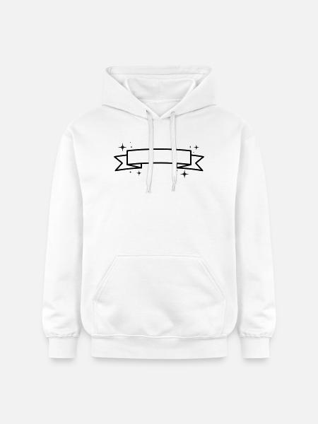 Banner - Insert Text - Gildan Unisex Softstyle® Midweight Hoodie - white