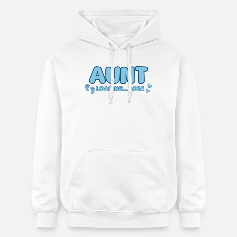 Tante Loading 2026 - Sweat à capuche Softstyle® Gildan Unisexe - blanc