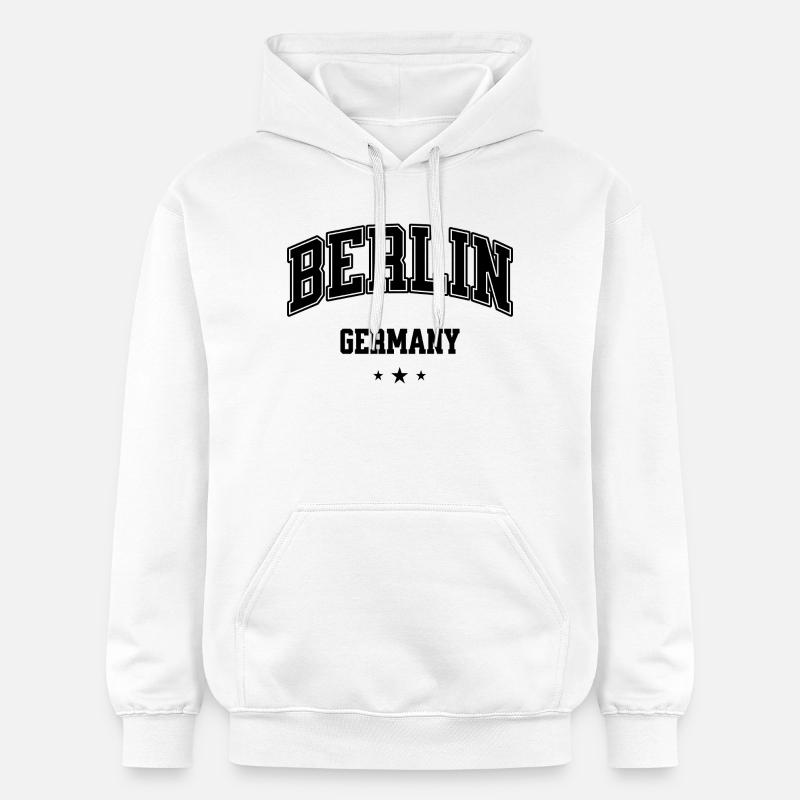 Logo de l’Arch Collegiate de Berlin - Sweat à capuche Softstyle® Gildan Unisexe - blanc