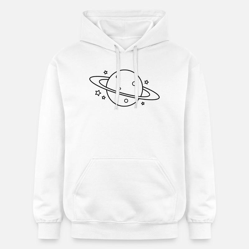 planète - Sweat à capuche Softstyle® Gildan Unisexe - blanc