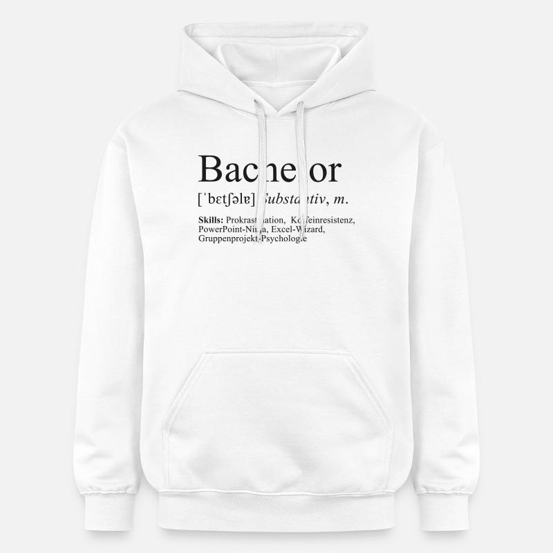 célibataire - Sweat à capuche Softstyle® Gildan Unisexe - blanc