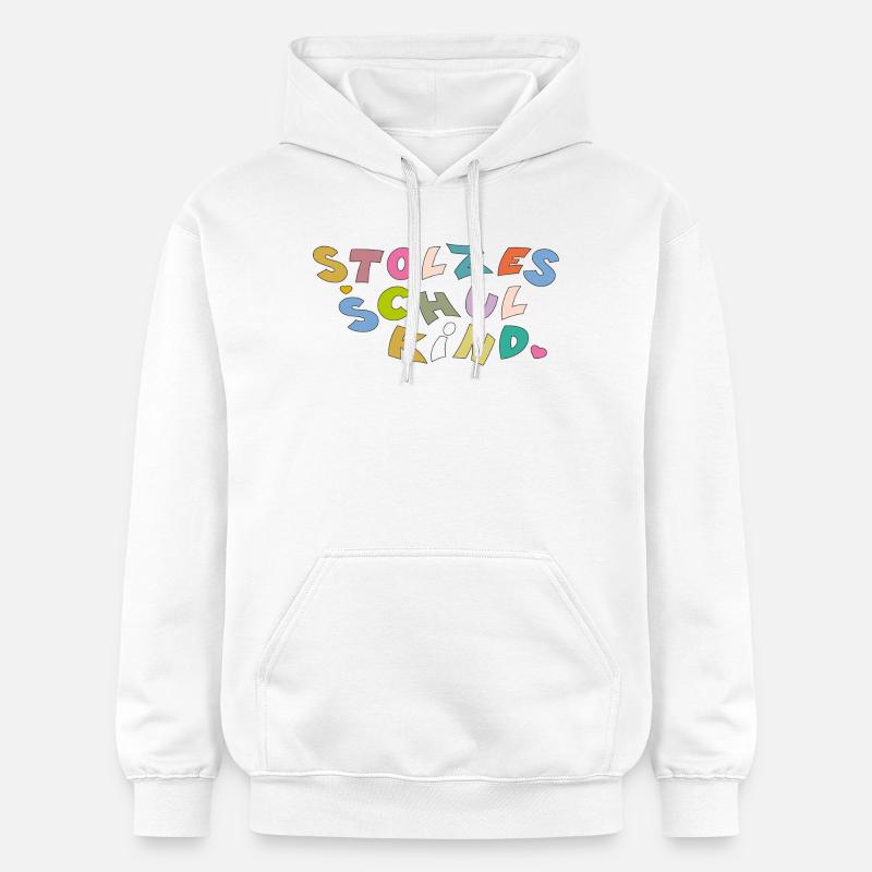 Fier écolier - Sweat à capuche Softstyle® Gildan Unisexe - blanc