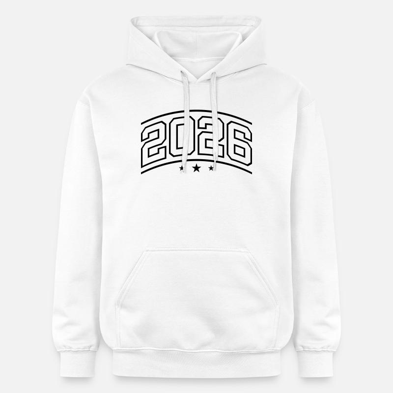 Élément 2026 - Sweat à capuche Softstyle® Gildan Unisexe - blanc