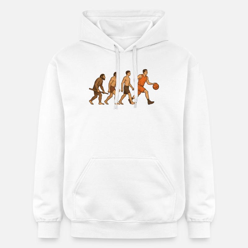 Évolution basket et sport - Sweat à capuche Softstyle® Gildan Unisexe - blanc