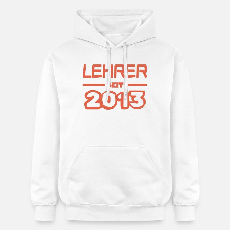 Enseignant 2013 - Sweat à capuche Softstyle® Gildan Unisexe - blanc