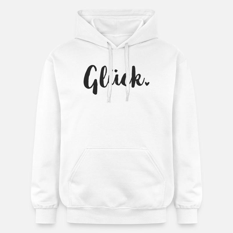 Déclaration de bonheur - Sweat à capuche Softstyle® Gildan Unisexe - blanc