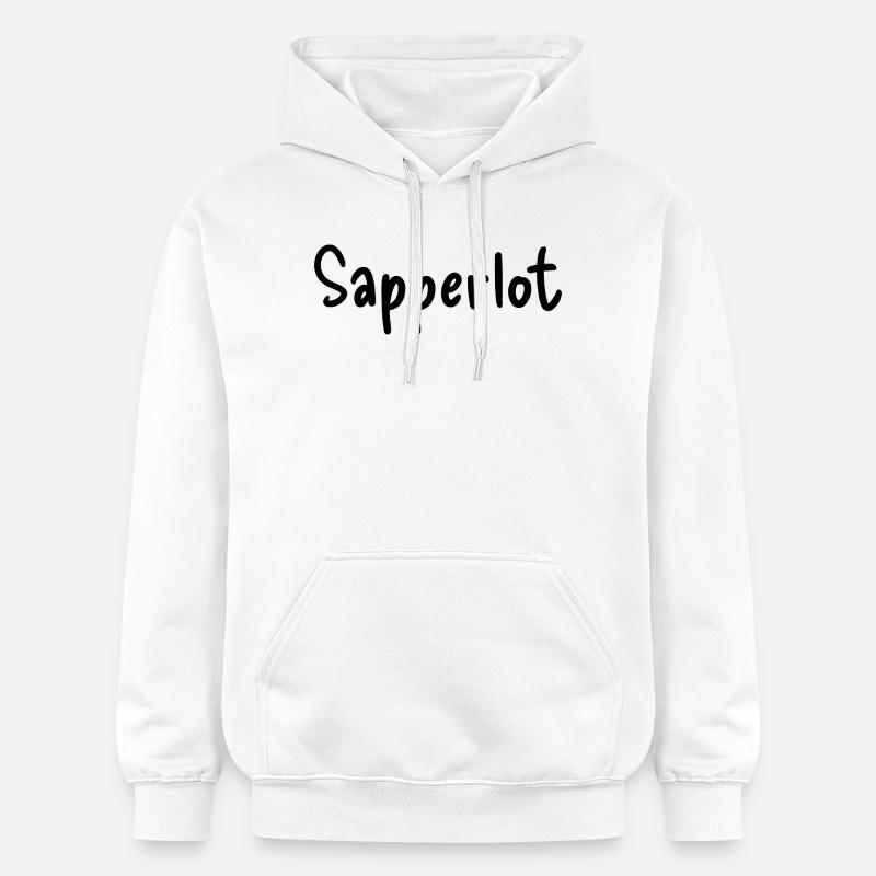 Sapperlot - Sweat à capuche Softstyle® Gildan Unisexe - blanc