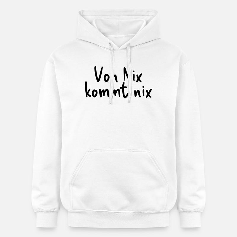 Rien ne vient de rien - Sweat à capuche Softstyle® Gildan Unisexe - blanc