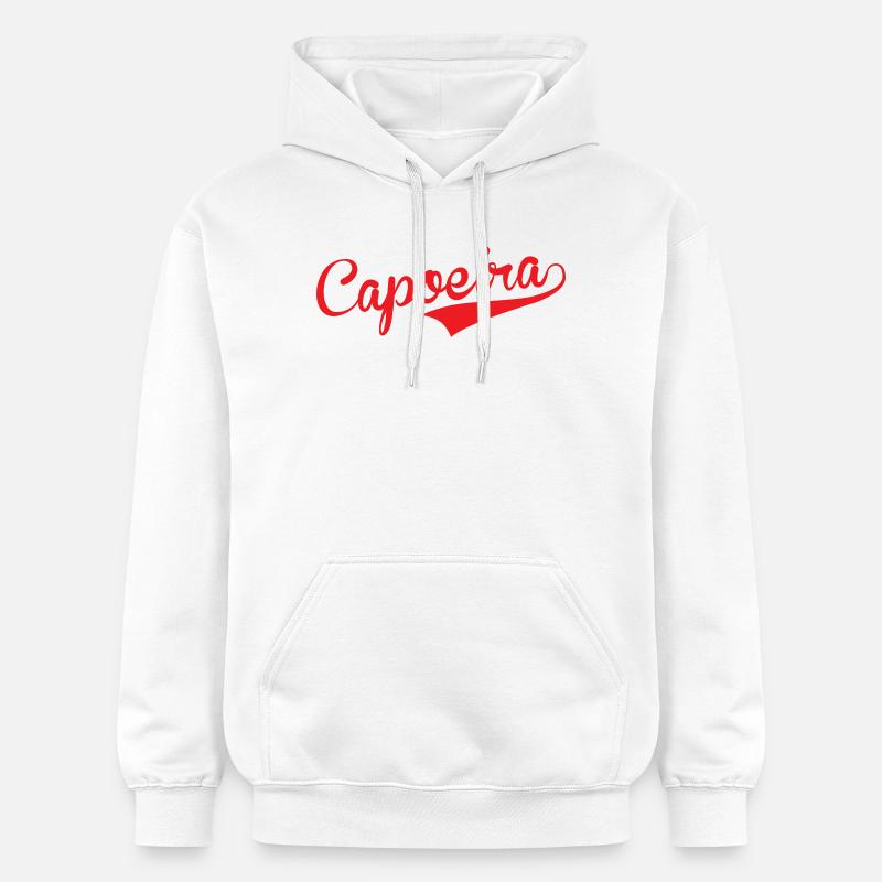 Capoeira - Combat - Danse - Sweat à capuche Softstyle® Gildan Unisexe - blanc
