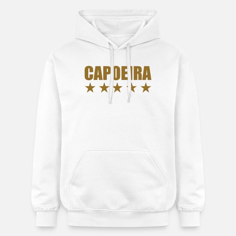 Capoeira - Combat - Danse - Sweat à capuche Softstyle® Gildan Unisexe - blanc