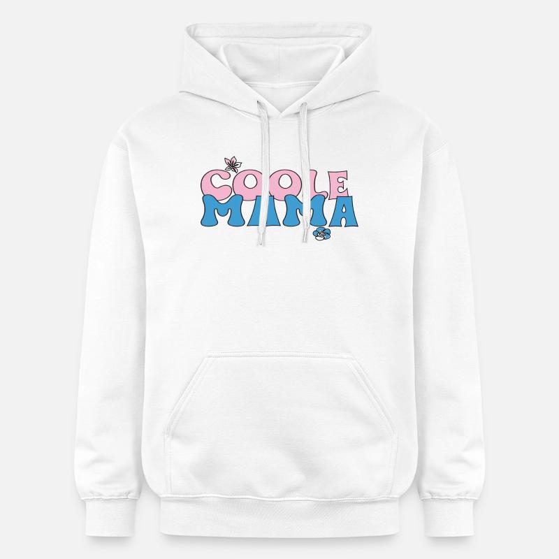 Maman cool - Sweat à capuche Softstyle® Gildan Unisexe - blanc