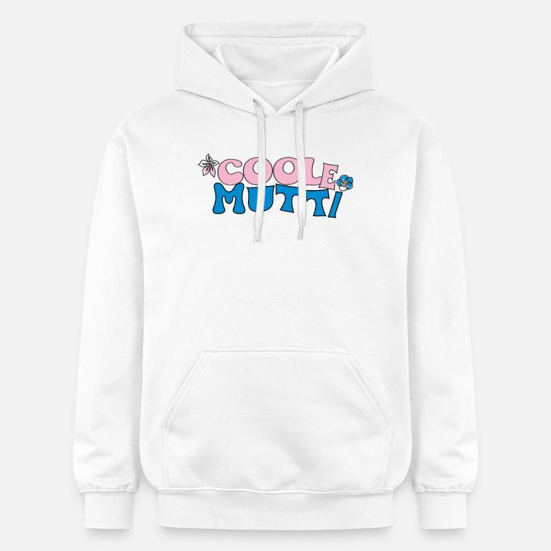 Maman cool - Sweat à capuche Softstyle® Gildan Unisexe - blanc