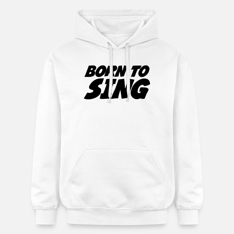 Né pour Chanter - Sweat à capuche Softstyle® Gildan Unisexe - blanc