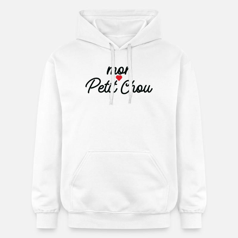 Mon Petit Chou Script Coeur - Sweat à capuche Softstyle® Gildan Unisexe - blanc