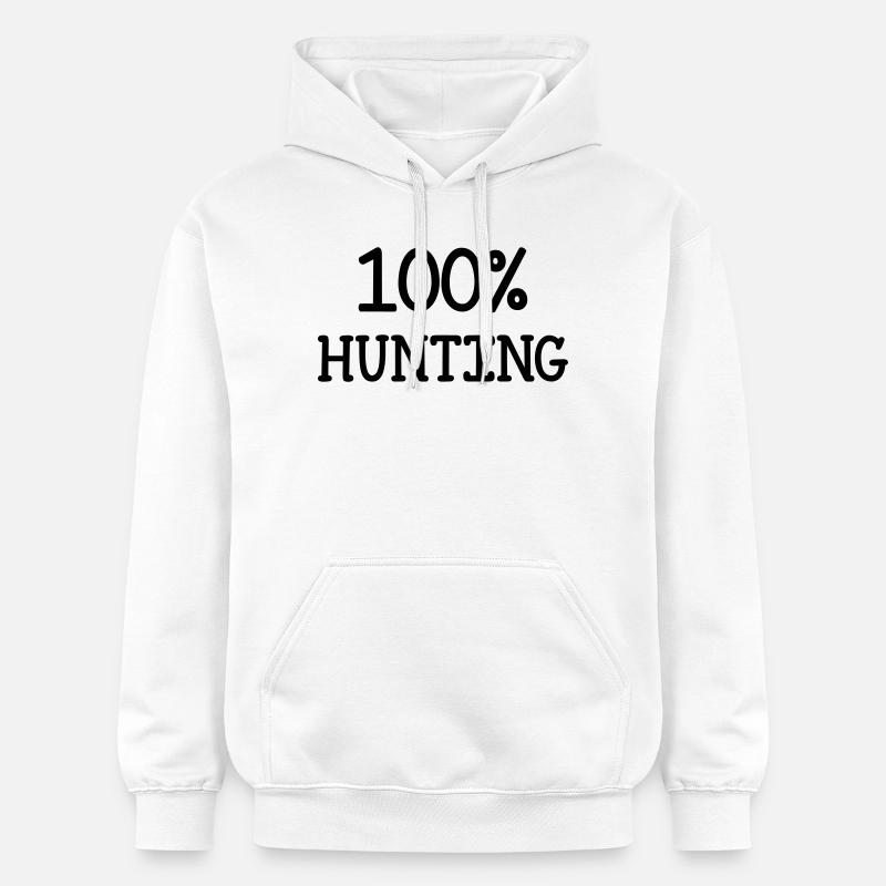 100 % chasse - Sweat à capuche Softstyle® Gildan Unisexe - blanc