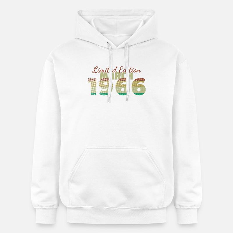 60e anniversaire Édition Limitée (SCR) 03/1966 - Sweat à capuche Softstyle® Gildan Unisexe - blanc