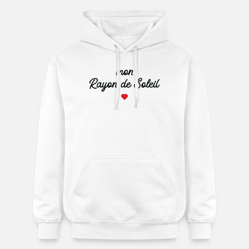 Mon Rayon de Soleil - Sweat à capuche Softstyle® Gildan Unisexe - blanc