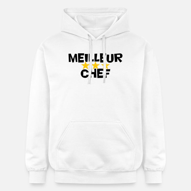 meilleur chef - Sweat à capuche Softstyle® Gildan Unisexe - blanc