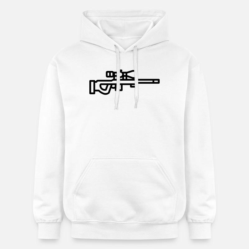 sniper - Sweat à capuche Softstyle® Gildan Unisexe - blanc