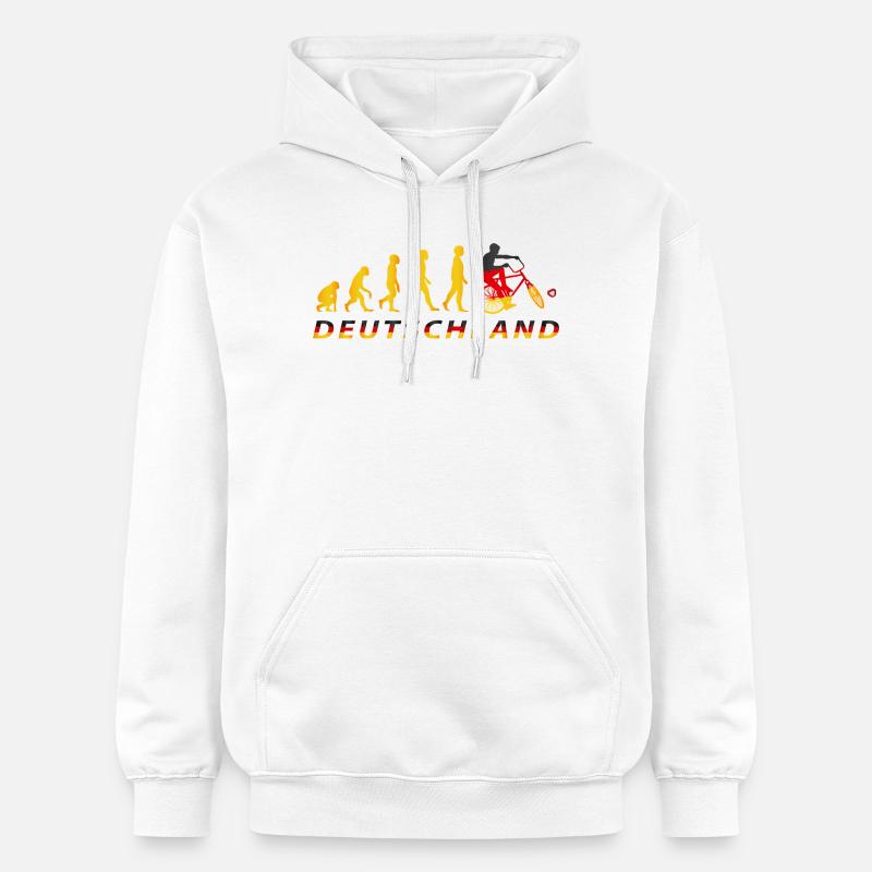 Cyclisme, Cyclball, Cyclisme en salle, Évolution - Sweat à capuche Softstyle® Gildan Unisexe - blanc