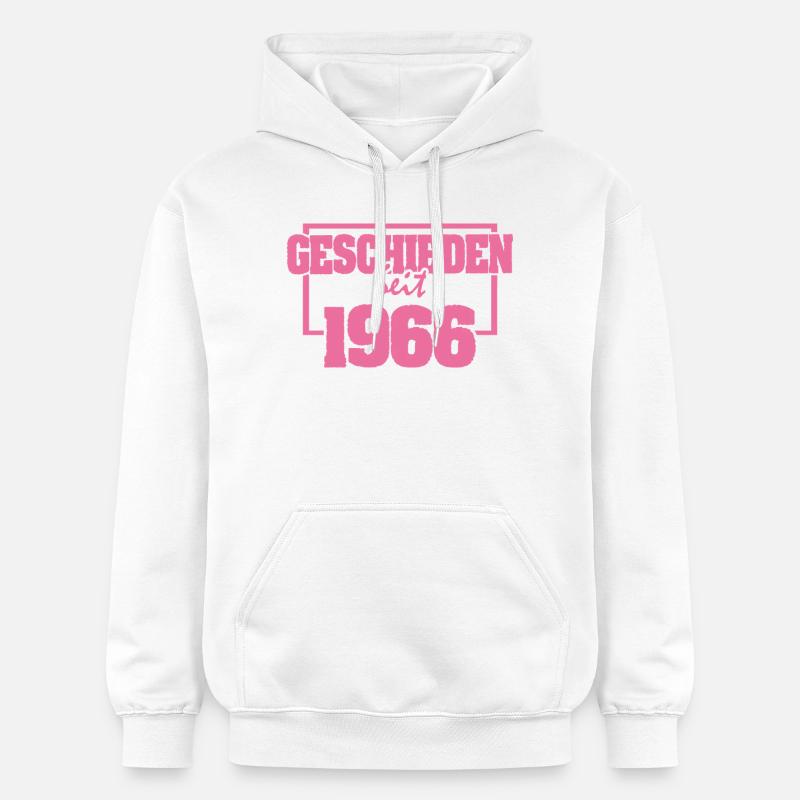 Single 1966 - Sweat à capuche Softstyle® Gildan Unisexe - blanc