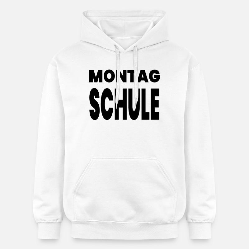 École - Sweat à capuche Softstyle® Gildan Unisexe - blanc