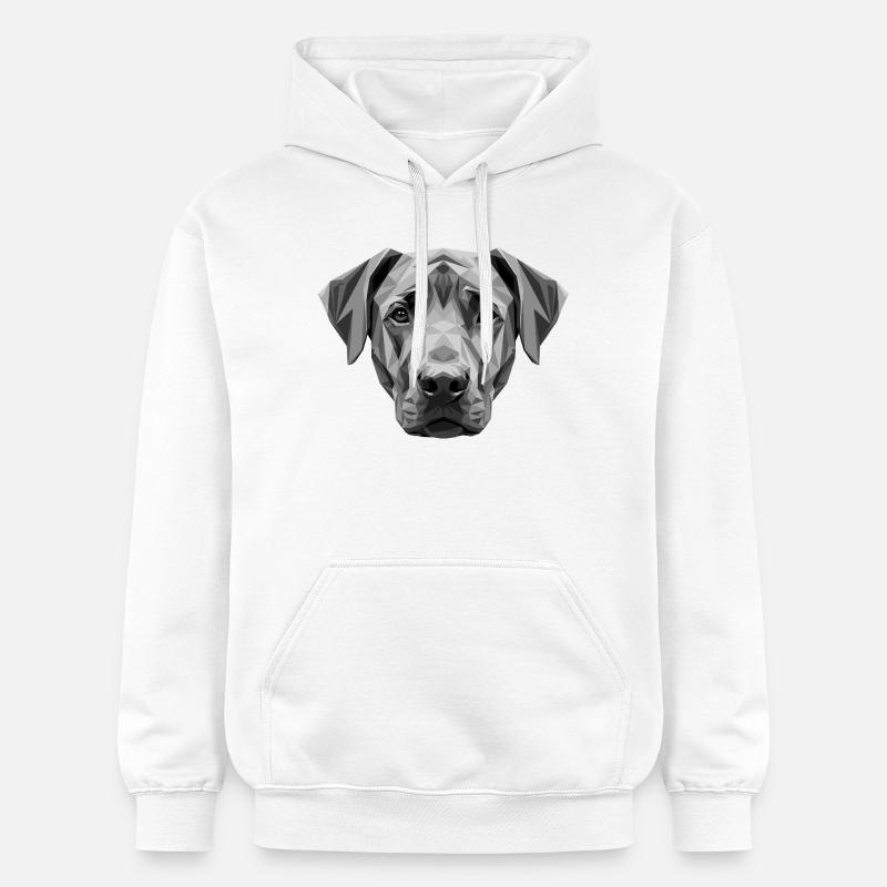 Rhodesian Ridgeback Jagdhund Hunde Stolz Ridgeback - Gildan Unisex Softstyle® Midweight Hoodie - Weiß