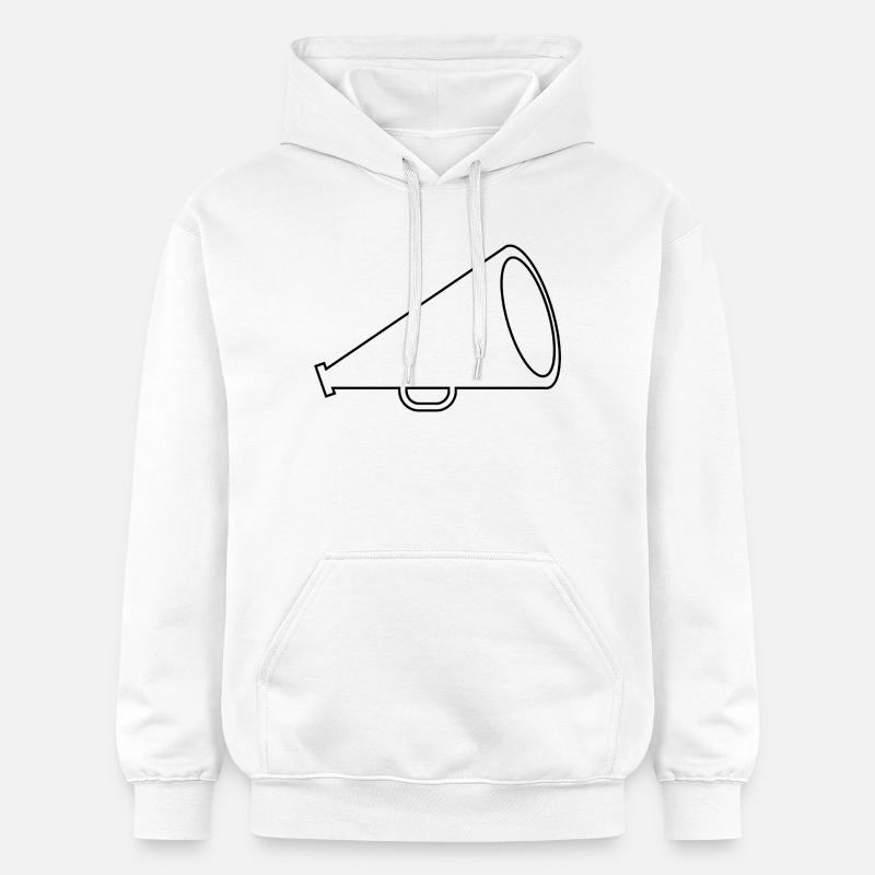 Mégaphone - Sweat à capuche Softstyle® Gildan Unisexe - blanc